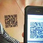 New! Штамп-визитка c QR-Code