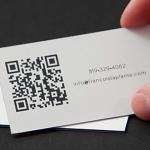 New! Штамп-визитка c QR-Code